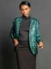 Green Women Sport Coat / Blazer